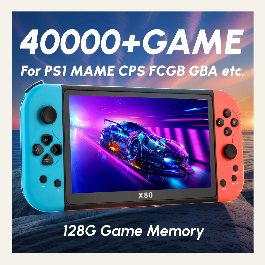 Gaming Console X7 - Experience Retro Gaming X80 Handheld Console
