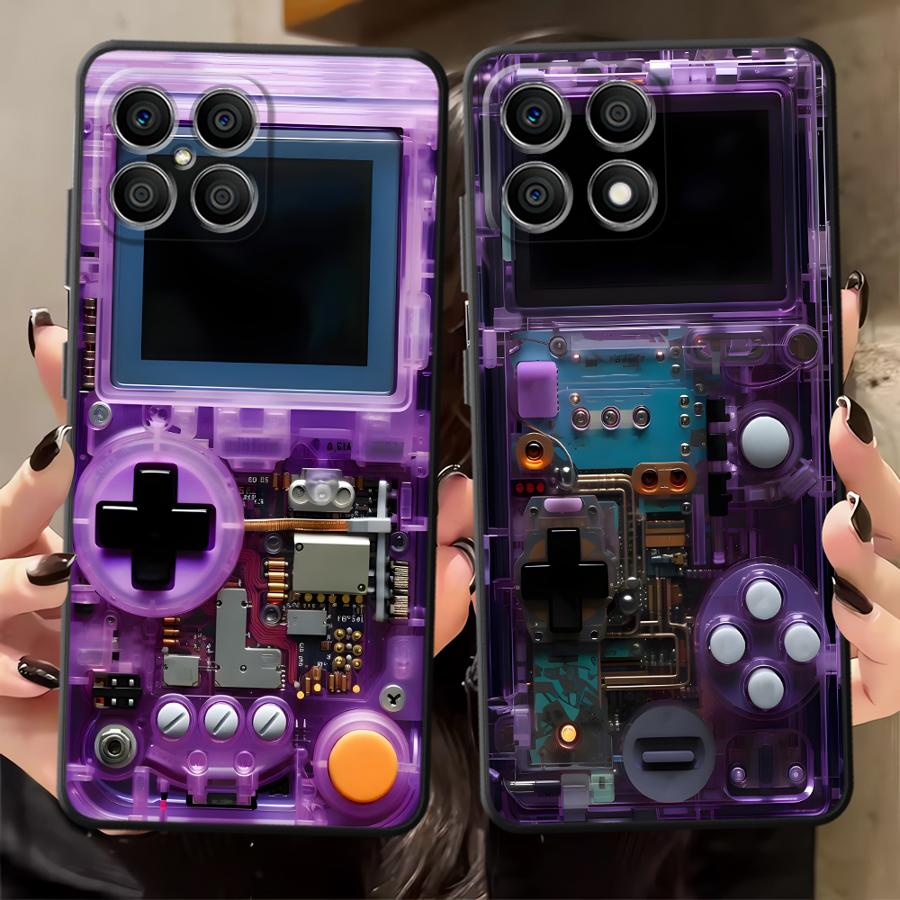 Gaming Console X7 - Purple Gaming Console Case for Honor