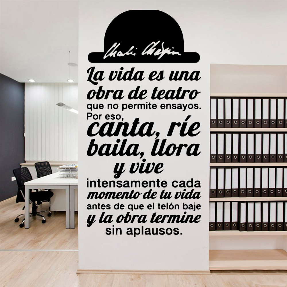 Gaming Console Wallpaper - 1 pc Spanish Motivational texts Waterproof