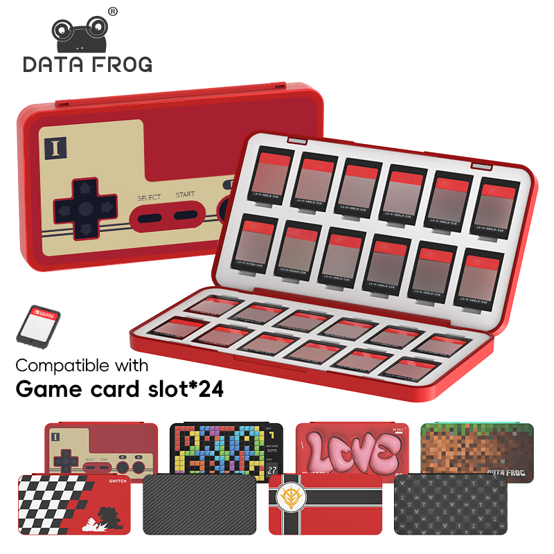 Nintendo Console Switch Lite - DATA FROG 24‑in‑1 Game Card Holder