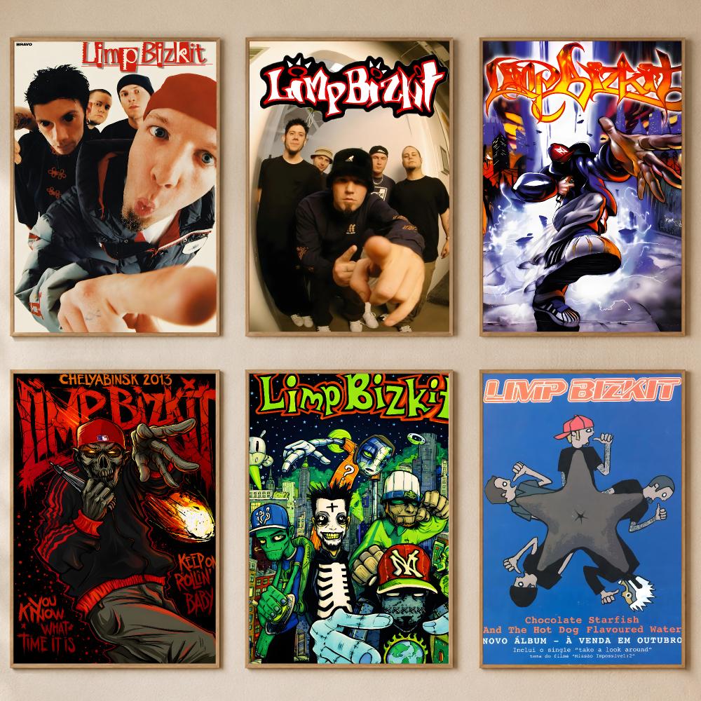 Gaming Console Wallpaper - Band L-Limp Bizkit Poster PP Self-Adhesive
