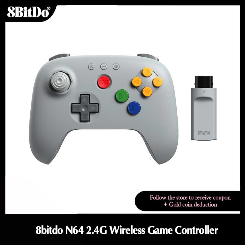 8BitDo N64 2.4G Wireless Gamin - огляд і ціна Gaming Console Windows