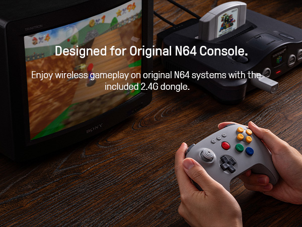 8BitDo N64 2.4G Wireless Gamin - огляд і ціна Gaming Console Windows