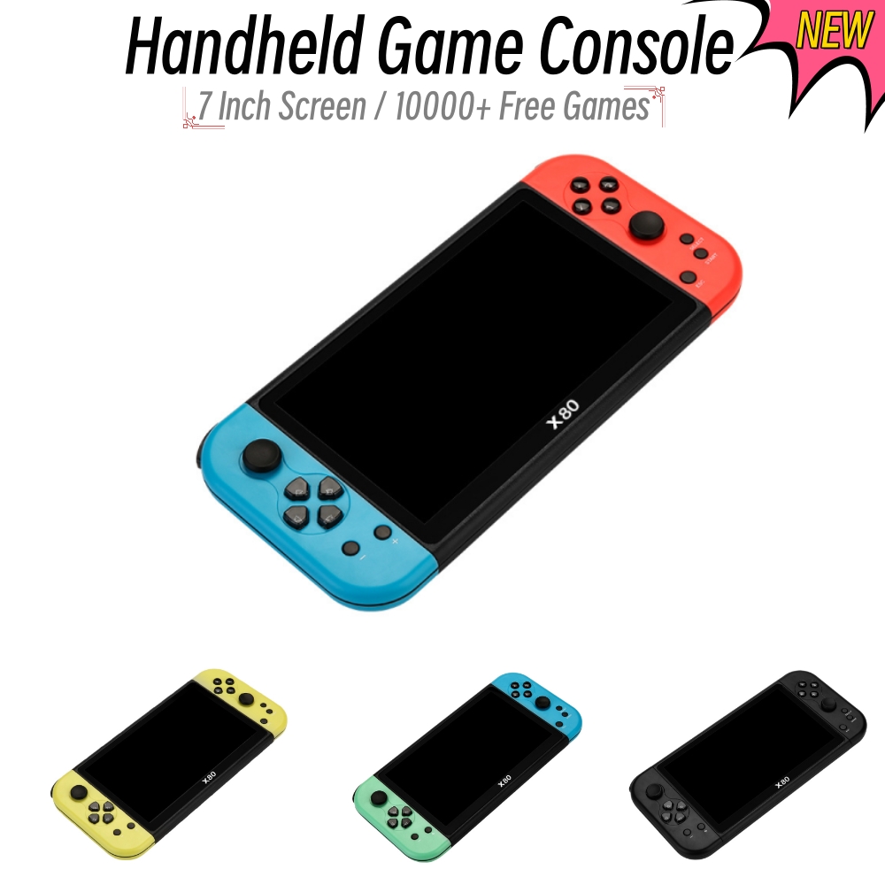 10000 Free Games X80 Portable  - огляд і ціна Gaming Console X7