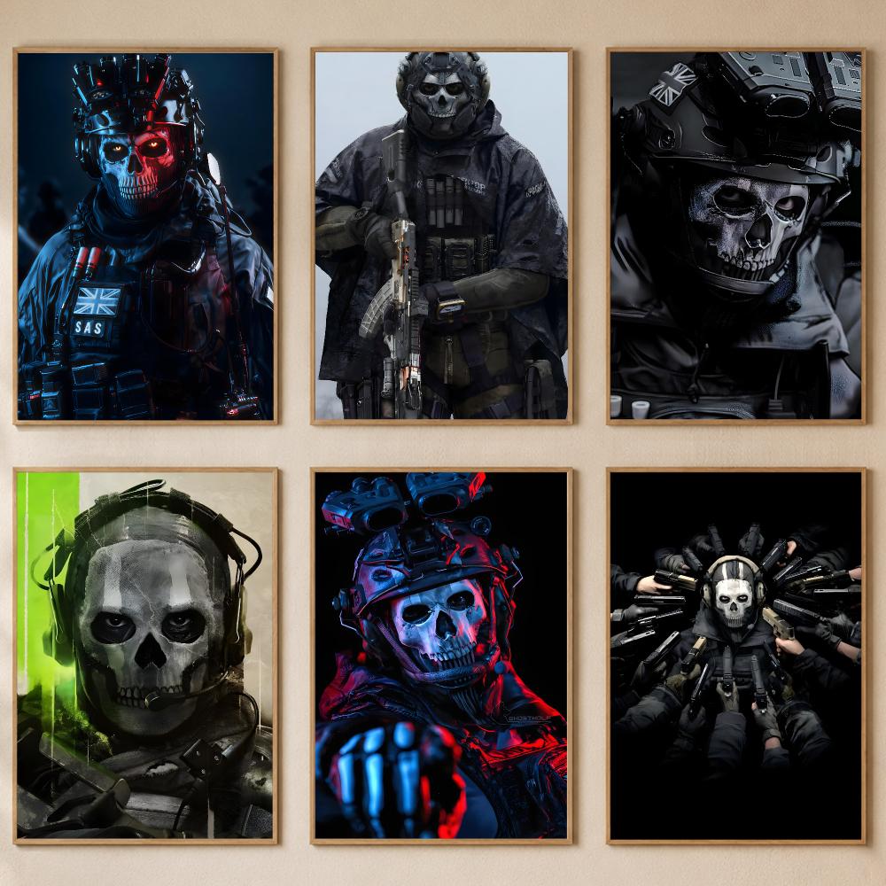 Call of Duty Simon Ghost Riley - огляд і ціна Gaming Console Wallpaper