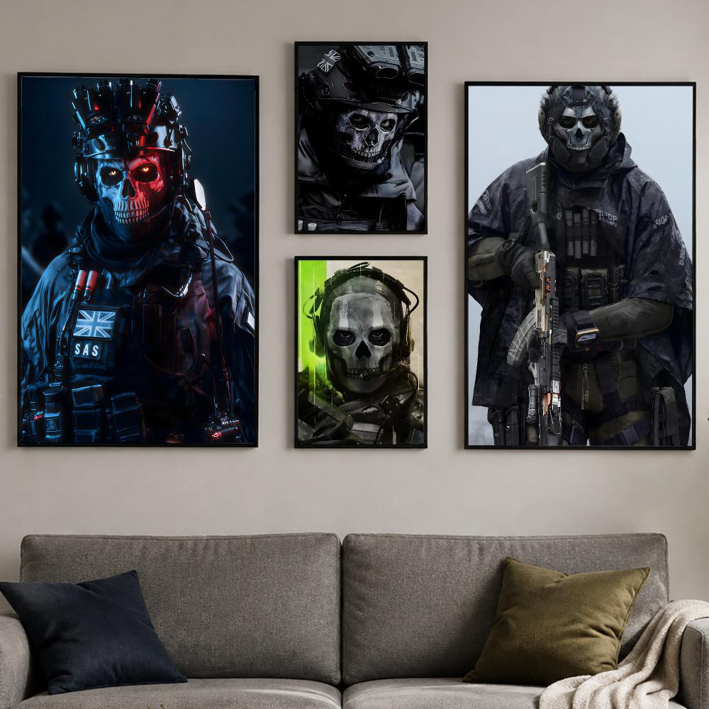 Call of Duty Simon Ghost Riley - огляд і ціна Gaming Console Wallpaper