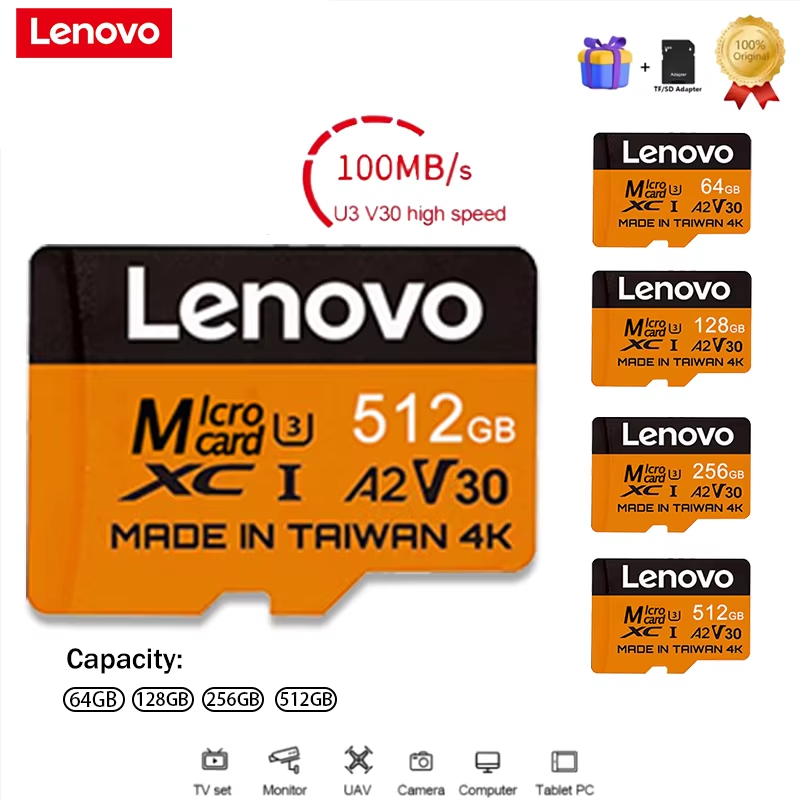 Lenovo Secure 512GB SD Cards M - огляд і ціна Laptop Gaming Console