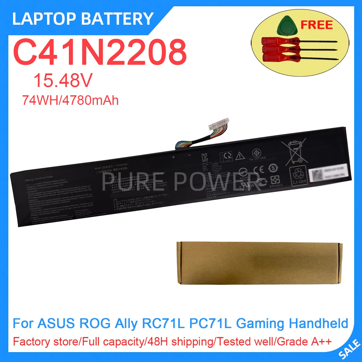New Laptop Battery C41N2208 15 - огляд і ціна Laptop Gaming Console
