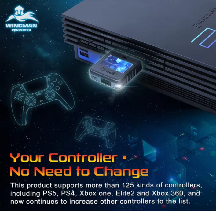 PS2 Wingman Brook Converter fo - огляд і ціна Microsoft Console Xbox Series X