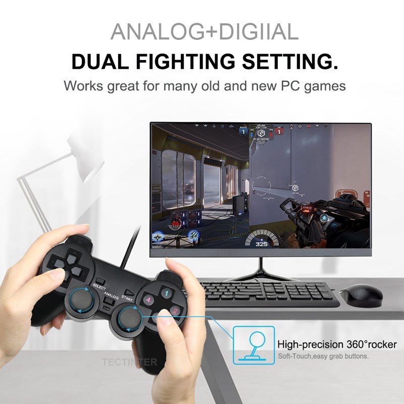 Wired USB PC Gaming Joystick G - огляд і ціна Laptop Gaming Console