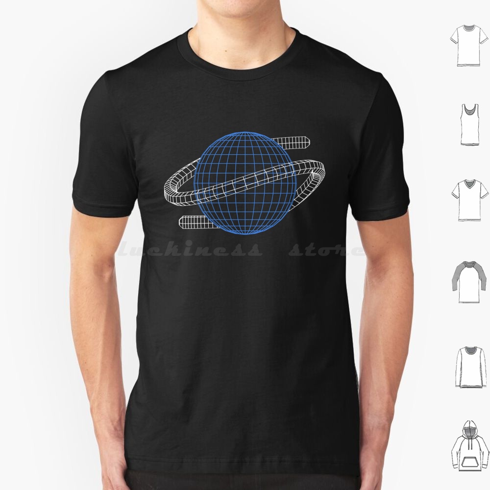 Saturn Wireframe T Shirt Men W - огляд і ціна Gaming Console In 90S