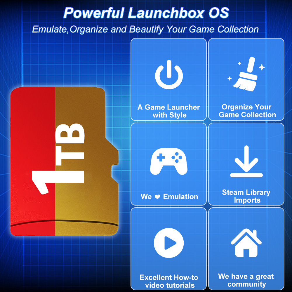 JMachen 1TB Game TF Card Built - огляд і ціна Gaming Console Windows