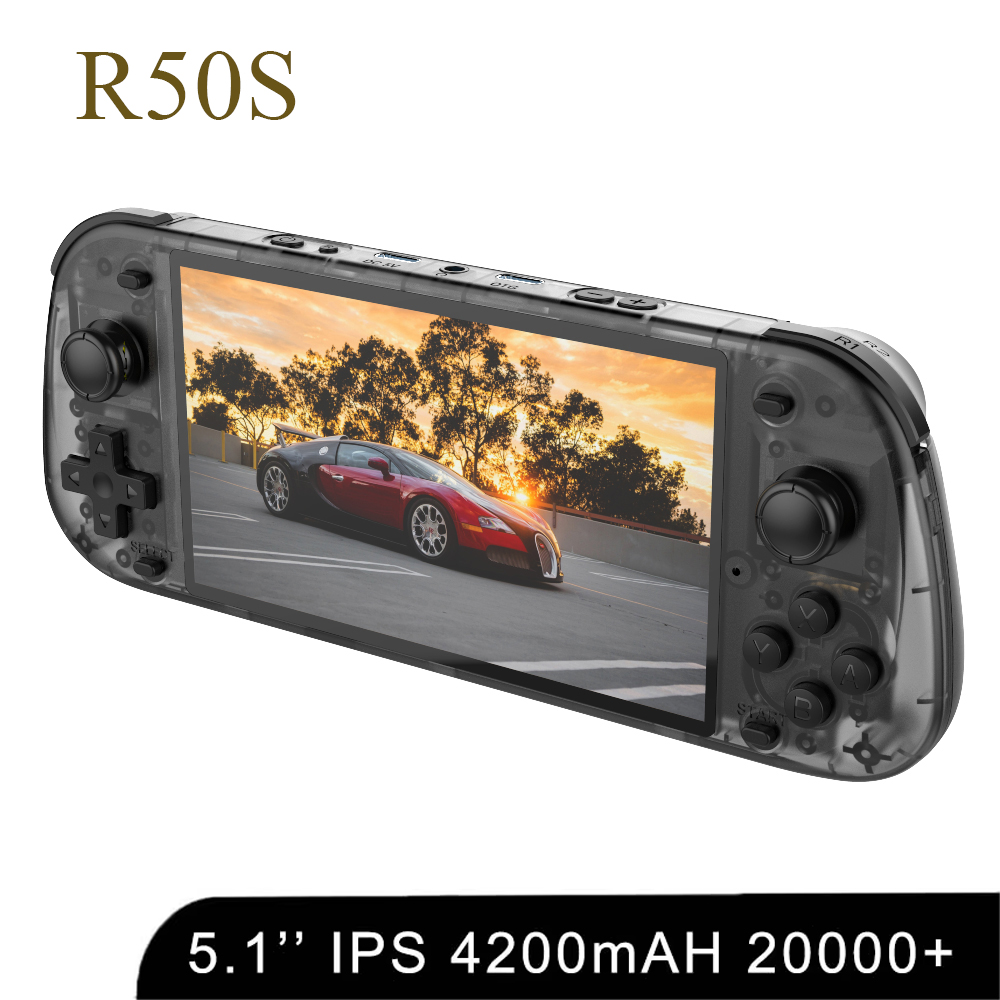 5.1inch New R50S Retro Handhel - огляд і ціна Gaming Console Windows