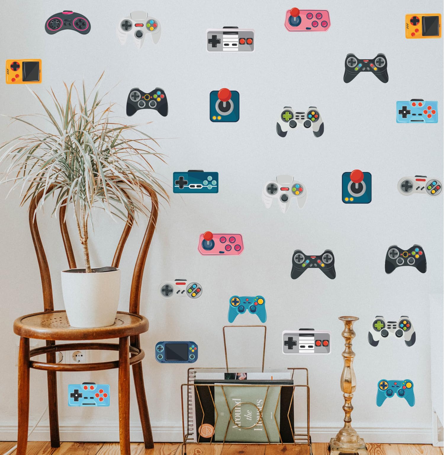 Watercolor Controller Game Wal - огляд і ціна Gaming Console Wallpaper